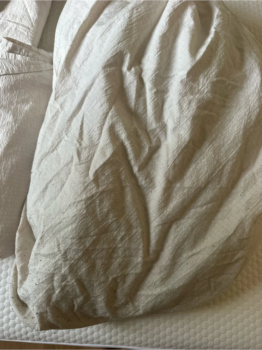 Linen Neutral Cream King Sheets